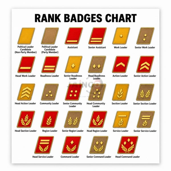 Rank Badges Chart